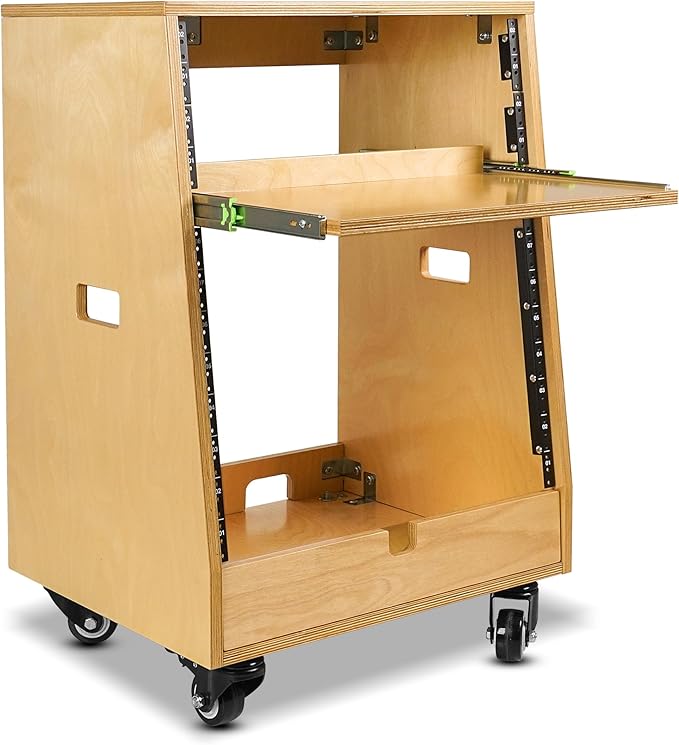 Sound Town DIY Slanted 12U Studio Rack, by SOUNDTOWN
