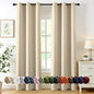 MIULEE Cream Beige Blackout Curtains by MIULEE