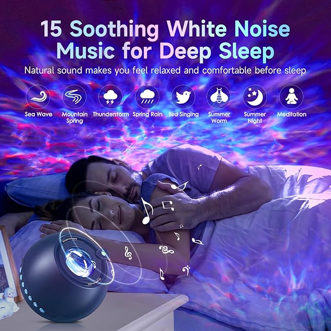 One Fire Upgrade Star Projector Galaxy Light, 15 Colors Night Light Projector - Image 3