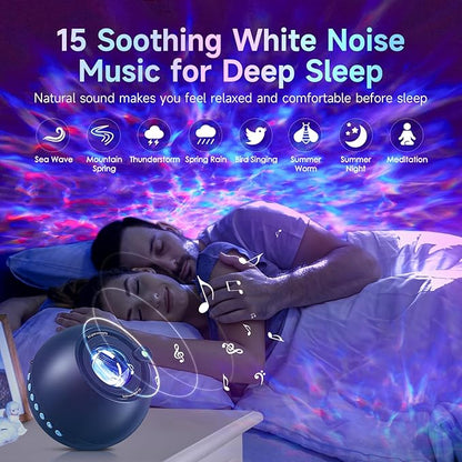 One Fire Upgrade Star Projector Galaxy Light, 15 Colors Night Light Projector - Image 3