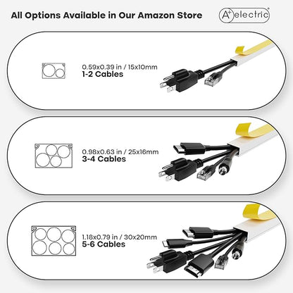 A+ ELECTRIC 315" Cable Hider, Wire Cover, Cables Raceway - Image 9