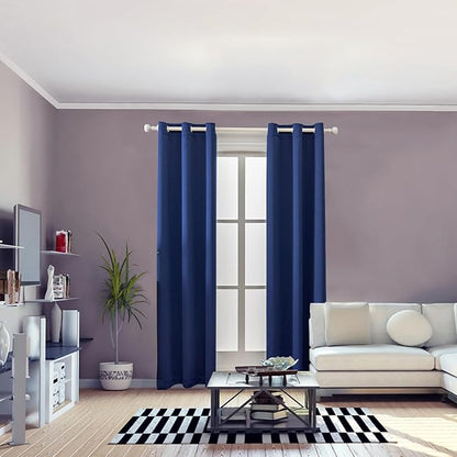 Anytime 100% Blackout Curtain 2 Panels Set, Thermal Insulated Window Drapes - Image 5