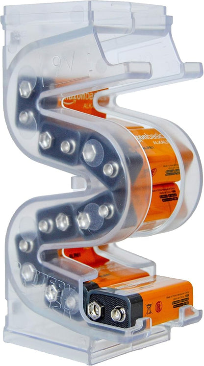 Battery Ladder Organizer Case for 9V Batteries by Kalinar