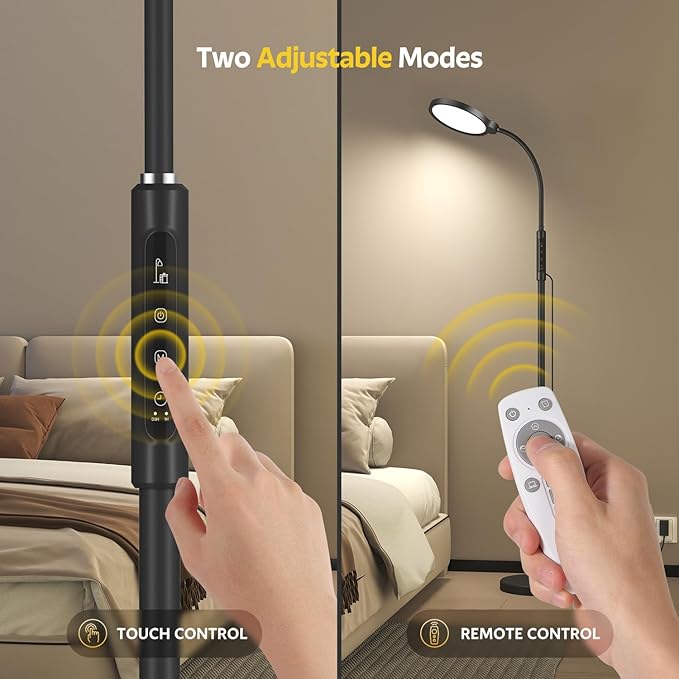 Morfone Light Therapy Lamp, 11000 Lux UV-Free Floor Sun Light Lamp - Image 6