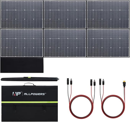 ALLPOWERS SP039 600W Foldable Solar Panel, 24% Efficient IP66 Waterproof by ALLPOWERS