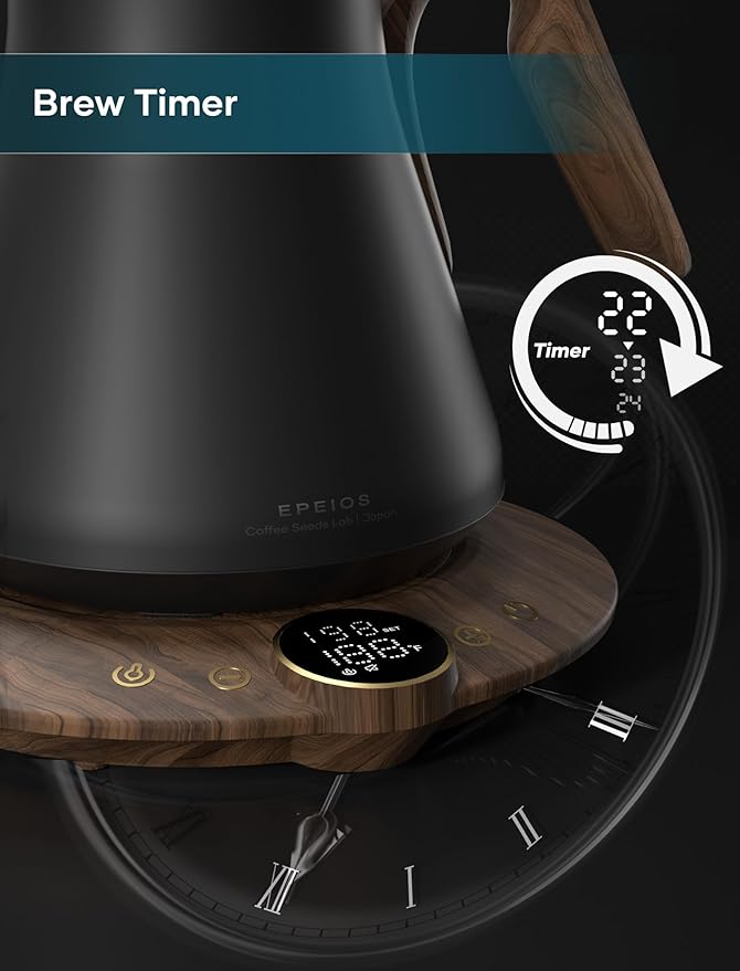 Gooseneck Electric Kettle with ±1℉ Temperature Control - Image 7