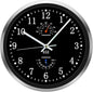 HITO 12 Inch Silent Wall Clock Battery Operated Non Ticking Glass Cover Silver by hito