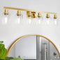 DIKAIDA 6 Light Gold Bathroom Vanity Light, Bathroom Light Fixtures by DIKAIDALights