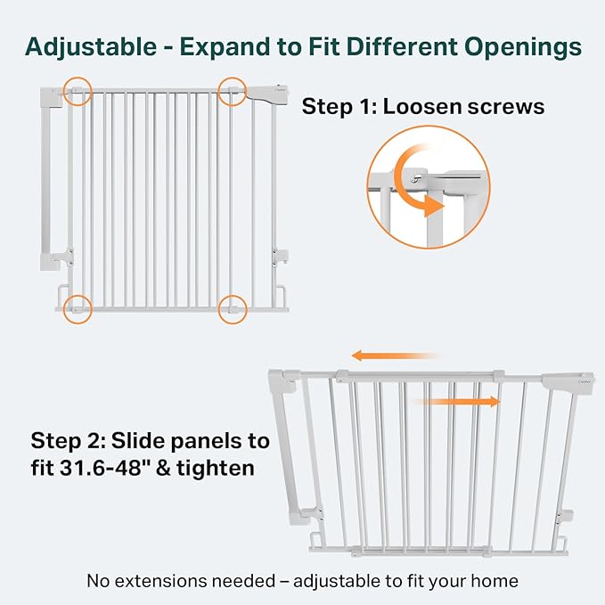 Cumbor Expandable 31.6-48" Baby Gate - Image 3