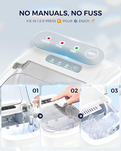 EUHOMY Countertop Ice Maker Machine - Image 6