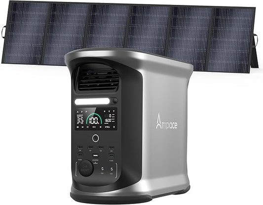 AMPACE Andes 1500 Power Station 2400W Solar Generator by Unknown