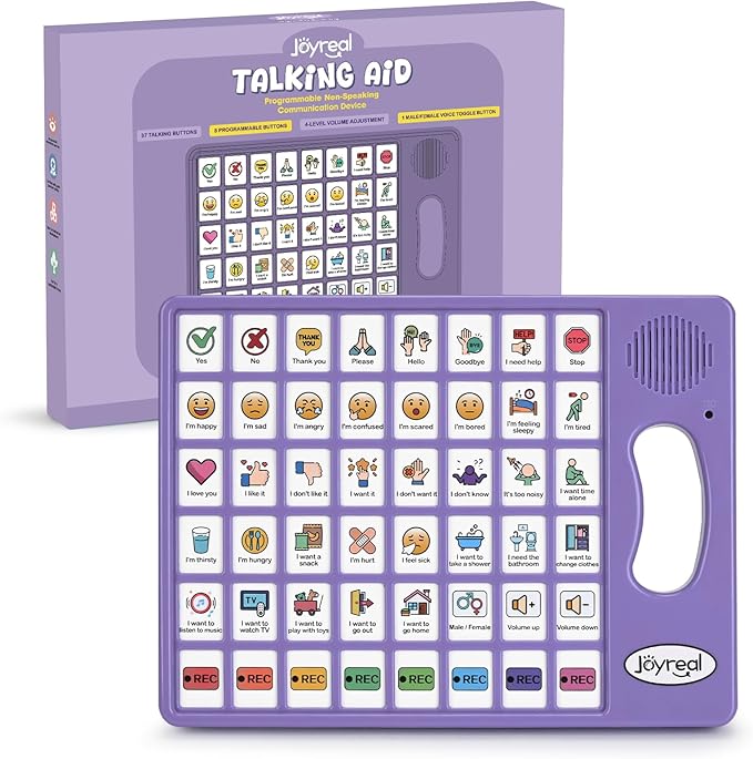 Joyreal AAC Device for Autism, Non Verbal Communication Tools for Speech by Joyreal