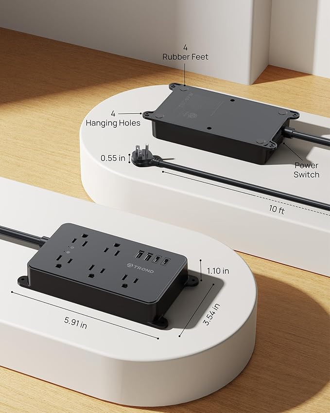 TROND Surge Protector Power Strip - Image 8