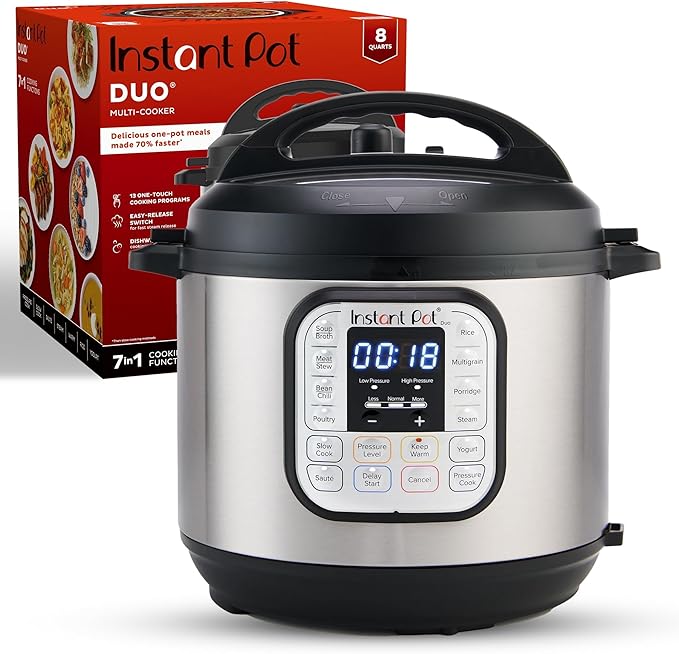 Instant Pot Duo 7-in-1 Electric Pressure Cooker, Slow Cooker, Rice Cooker by InstantPot