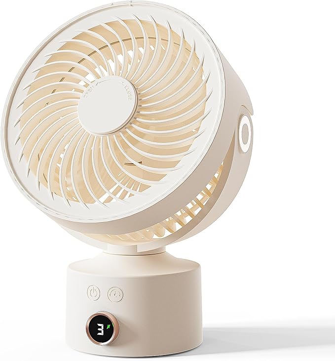 CARONSORT Desk Fan, Small Oscillating Fan by CARONSORT