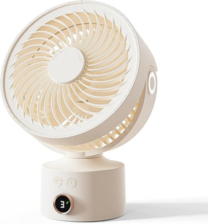 CARONSORT Desk Fan, Small Oscillating Fan by CARONSORT