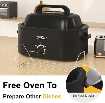 Sunvivi 26lb 22-Quart Roaster Oven, Electric Roaster Oven - Image 3