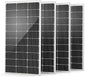 HQST Solar Panel 4pcs 100 Watt 12V Monocrystalline Solar Panel by HQST