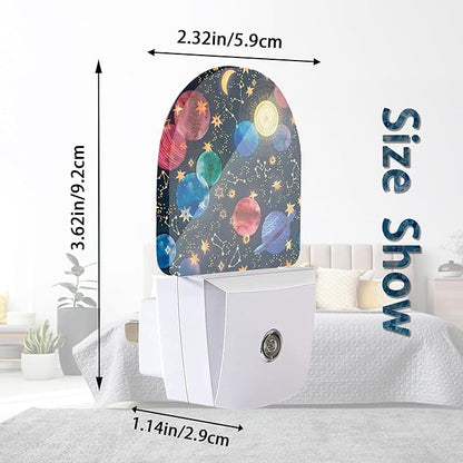 Axxitude Galaxy Space Constellation Cosmos Night Lights Plug into Wall - Image 3