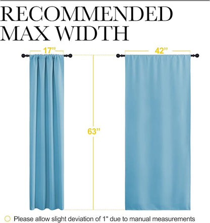 NICETOWN Kitchen Blackout Curtains Panels - Image 8