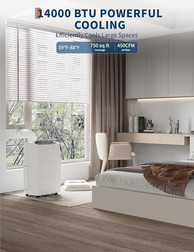 Portable Air Conditioners 14, 000 BTU, Air Conditioner Portable - Image 2