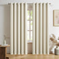 DUALIFE Beige Door Curtains for Doorway Privacy 84 Inches Long, Noise Rdeucing by DUALIFE