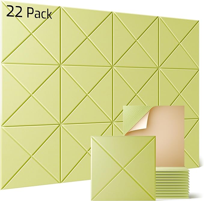 Sonicism 22 Pack X-Lined Acoustic Panels by Sonicism