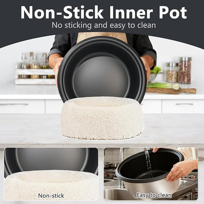 Commercial Rice Cooker, 46-Cup Rice Cooker, 9Qt / 10 L Large Rice Cooker - Image 6