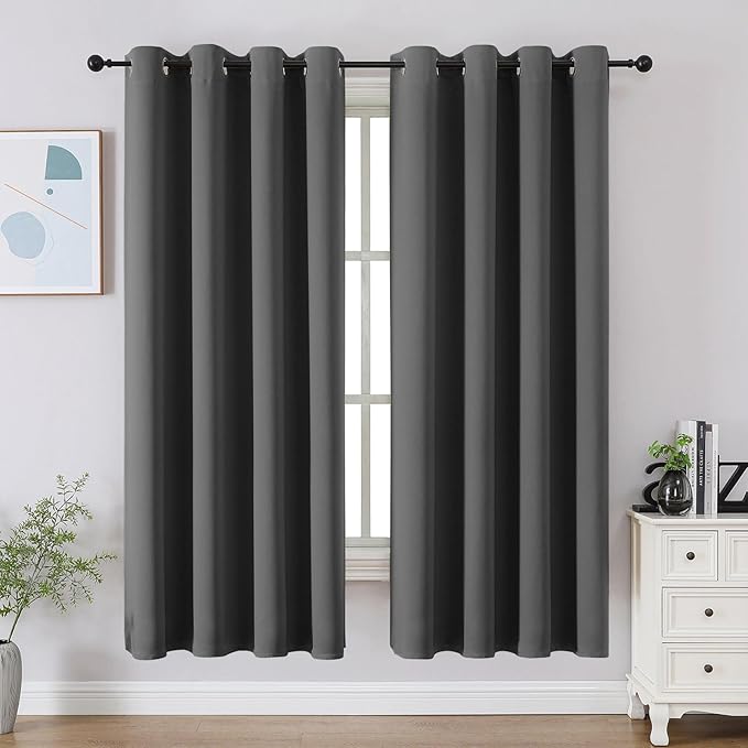CUCRAF Room Darkening Curtains for Bedroom, Light Blocking Drapes for Living by CUCRAF