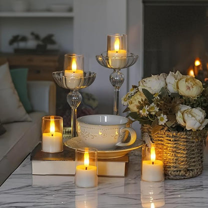 Rechargeable Acrylic Flameless Votive Candles - Image 5