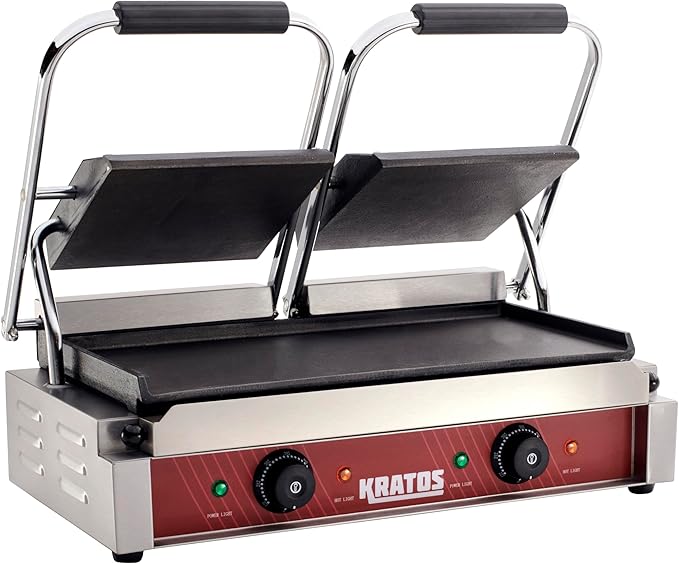 Kratos Commercial Electric Panini Sandwich Grill - Image 6