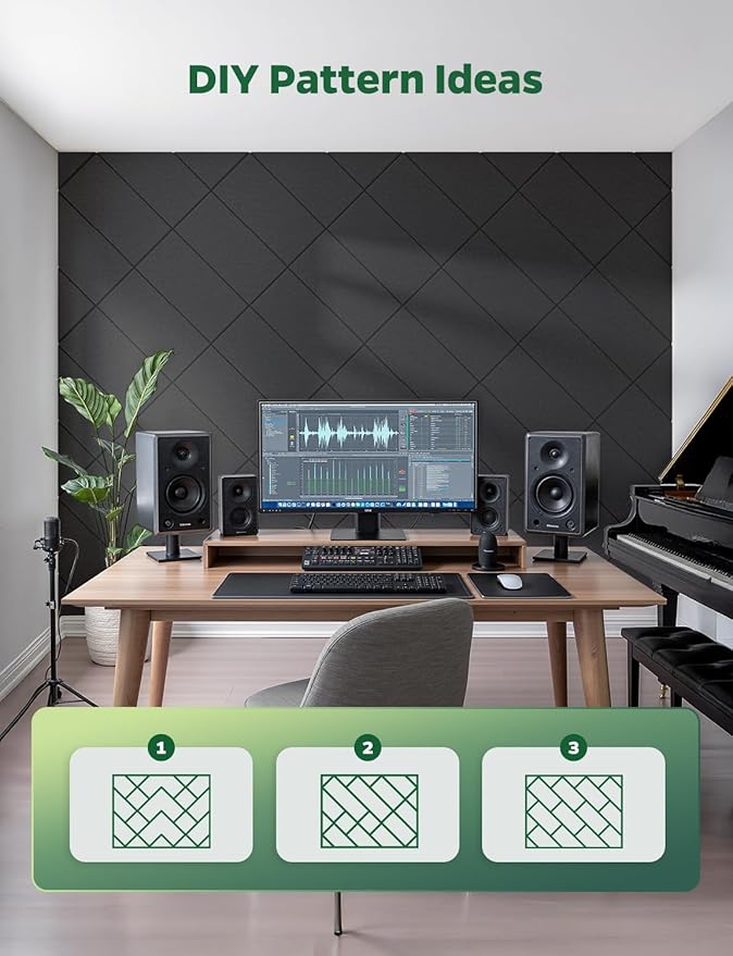Topnaca Decorative Acoustic Soundproof Walls Panels - Image 2