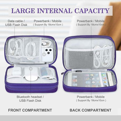 FYY Electronic Organizer, Large Travel Cable Organizer Bag Pouch Electronic - Image 3