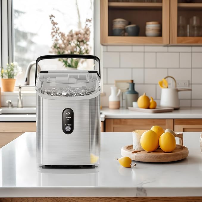 Antarctic Star Nugget Ice Makers Countertop, Portable Ice Maker Machine - Image 7