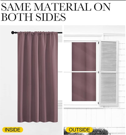 NICETOWN Blackout Curtains for Living Curtains, Window Treatment Thermal - Image 6