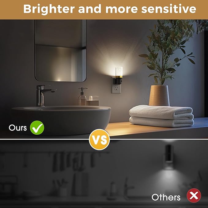 L LOHAS LED Night Light, 2 Pack Dimmable Night Lights Plug into Wall, Automatic - Image 7