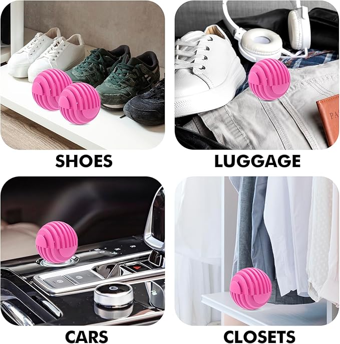 Shoe Deodorizer Balls, Sneaker Odor Eliminator, Long-Lasting Air Freshener - Image 4