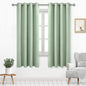 DWCN Light Green Room Darkening Blackout Curtains, Thermal Light Blocking Drapes by DWCN