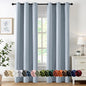 MIULEE Light Blue Blackout Curtains by MIULEE