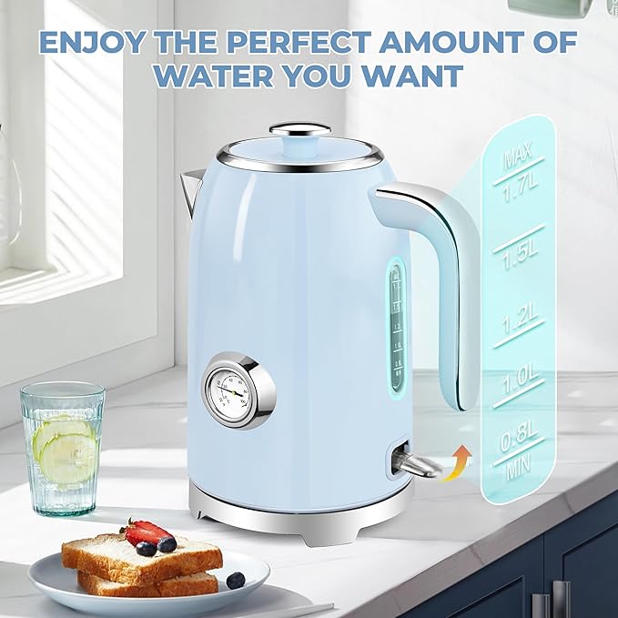 SUSTEAS Electric Kettle - 57oz Hot Tea Kettle Water Boiler - Image 5