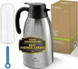 Thermal Coffee Carafe 2L / 68 oz – Updated 2025 Model – Insulated Stainless by Cresimo