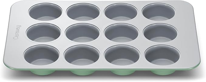 Caraway Non-Stick Ceramic 12-Cup Muffin Pan by Caraway