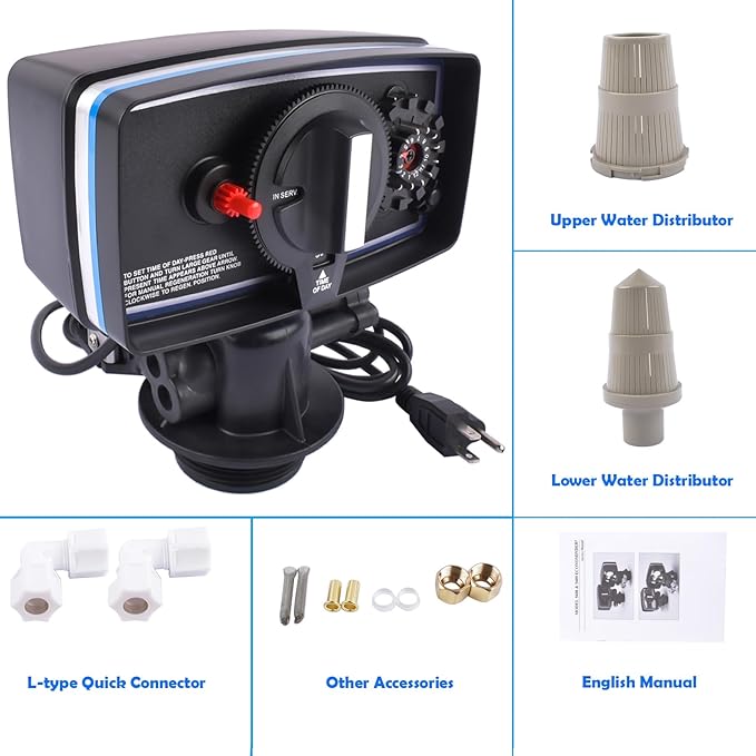 5600 Water Softener Timer, 110V 12 Day Timer Control Valve - Image 3