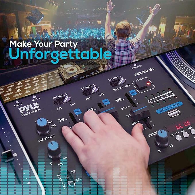 Pyle Wireless DJ Audio Mixer - Image 7