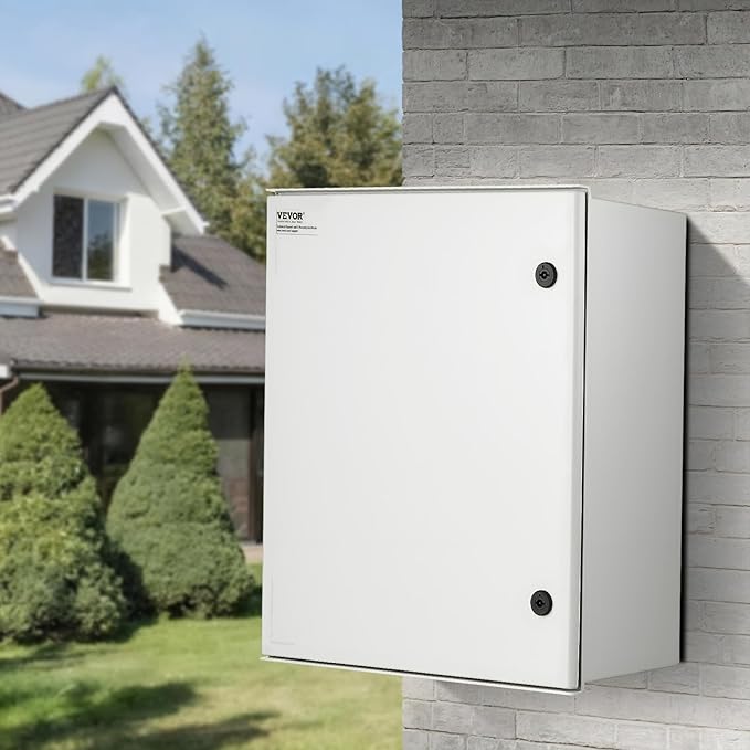VEVOR Fiberglass Enclosure 19.7 x 15.7 x7.9 Electrical Enclosure Box NEMA 3X - Image 8