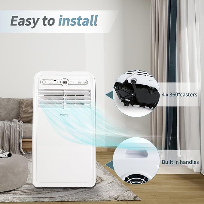 Uhome 8000 BTU Portable Air Conditioner, - Image 8