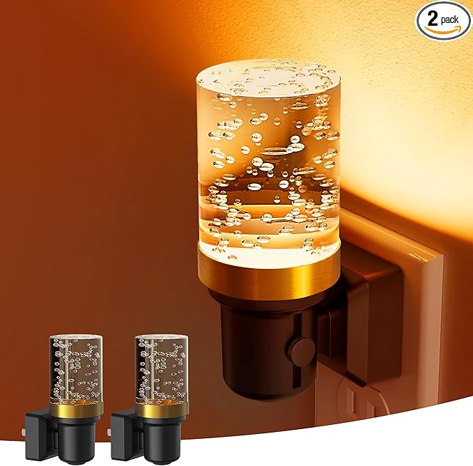 L LOHAS LED Night Light, Dimmable Night Lights Plug into Wall, 2 Pack Automatic by LLOHASLED