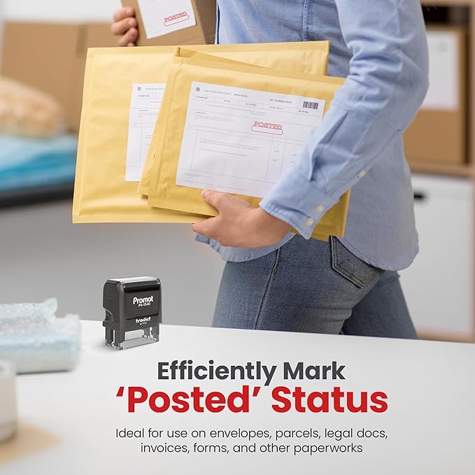 Promot Posted Self Inking Rubber Stamp - Image 7