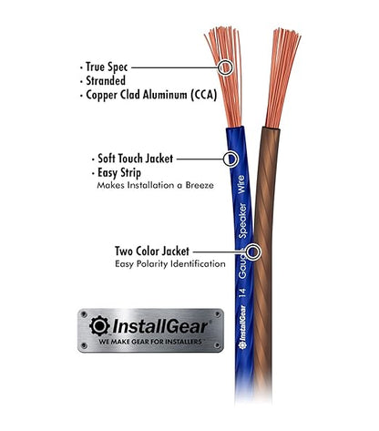 InstallGear 30ft 14 Gauge Speaker Wire - Image 2
