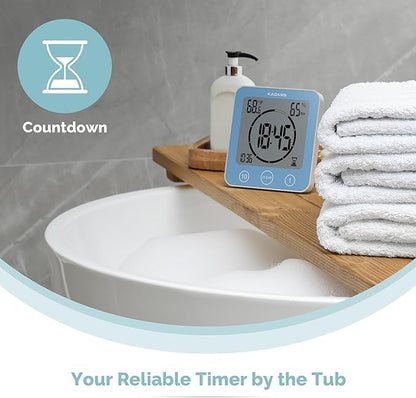 KADAMS Shower Clock Waterproof Bathroom Timer – Digital Wall Clock - Image 3